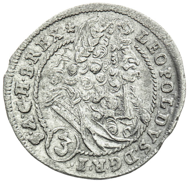 3 Kreutzer 1699 - front