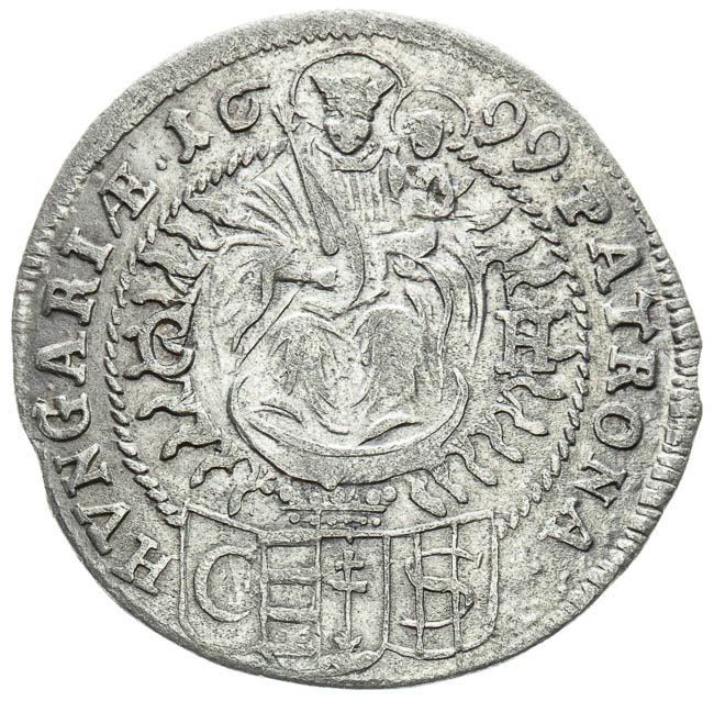 3 Kreutzer 1699 - back