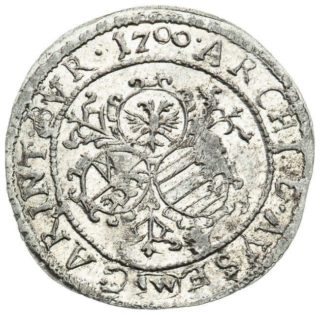 3 Kreutzer 1700 - back