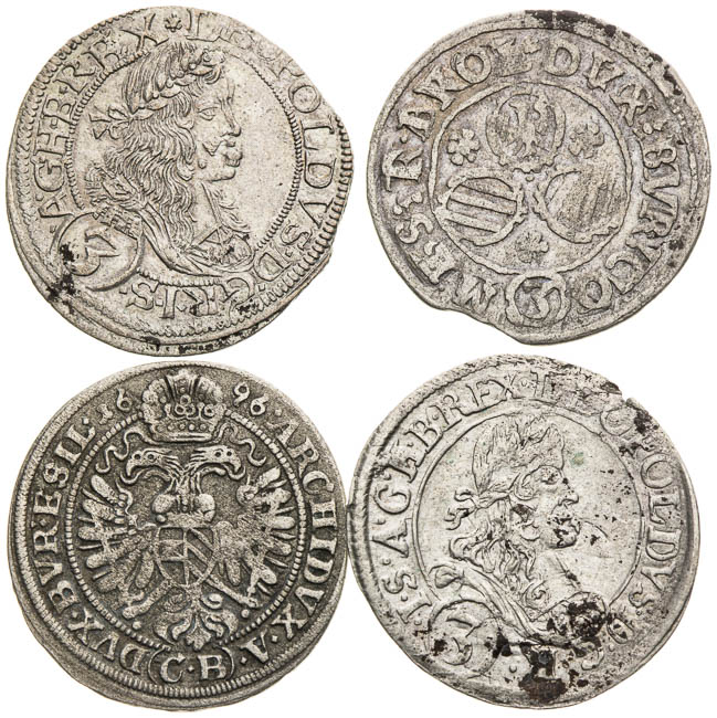 3 Kreutzer (4 pcs) - front