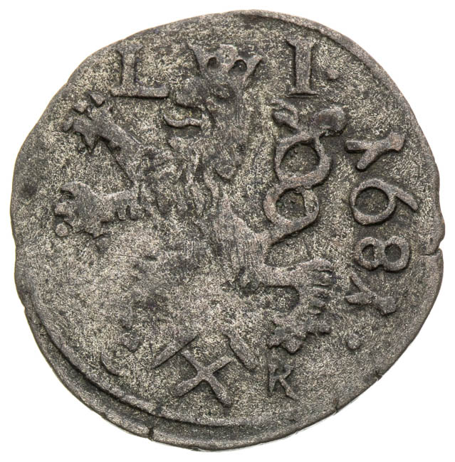 1/2 Kreutzer 1681 - front