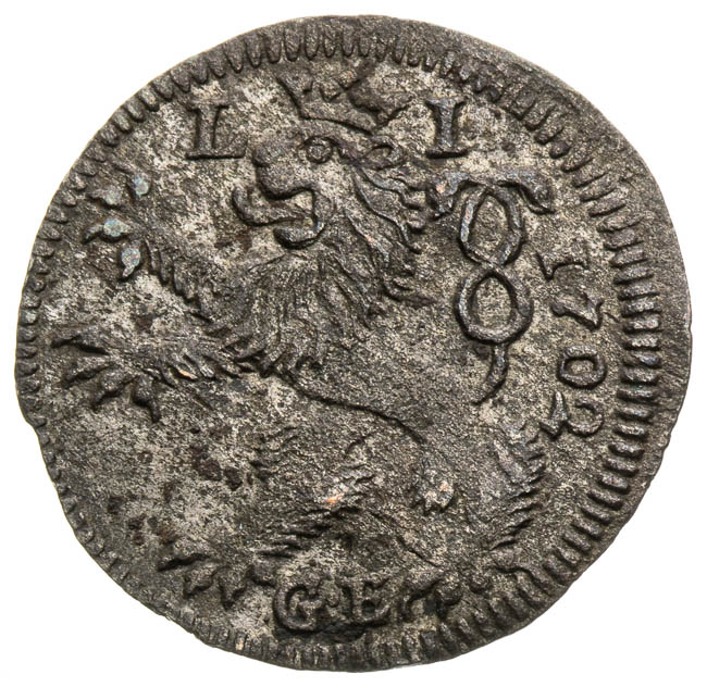 1/2 Kreutzer 1702 - front