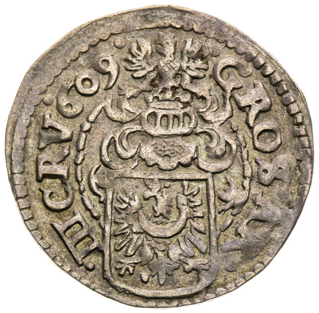 3 Grajciar 1609 - reverz