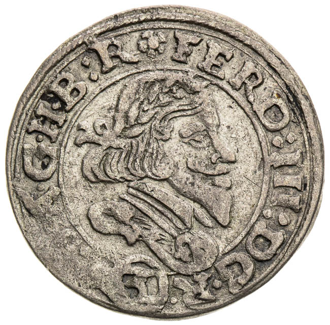 3 Kreutzer 1648 - front
