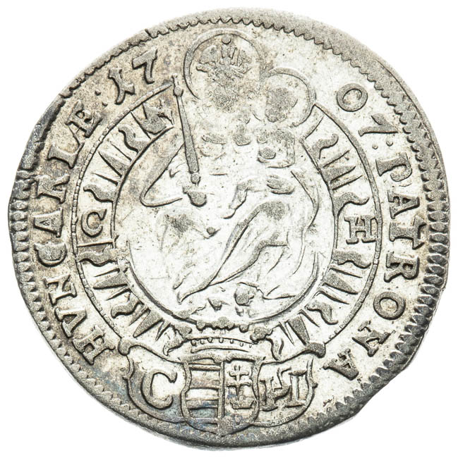 3 Grajciar 1707 - reverz
