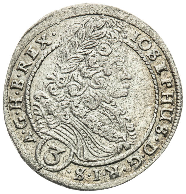 3 Grajciar 1710 - averz