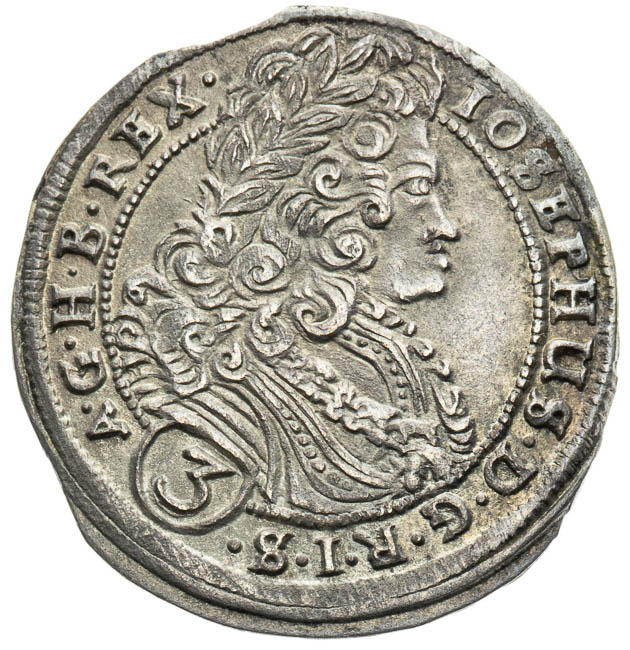 3 Grajciar 1711 - averz