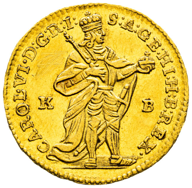 Dukát 1738 - averz