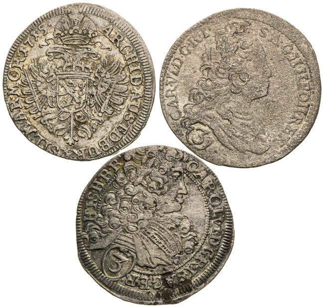 3 Kreutzer (3 pcs) - back