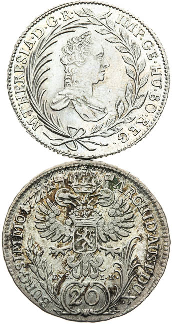20 Kreutzer (2 pcs) - front