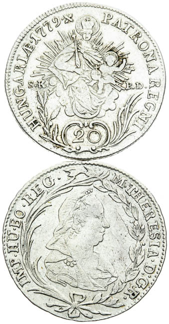 20 Kreutzer (2 pcs) - back