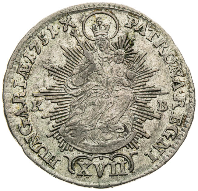 XVII Kreutzer 1751 - back