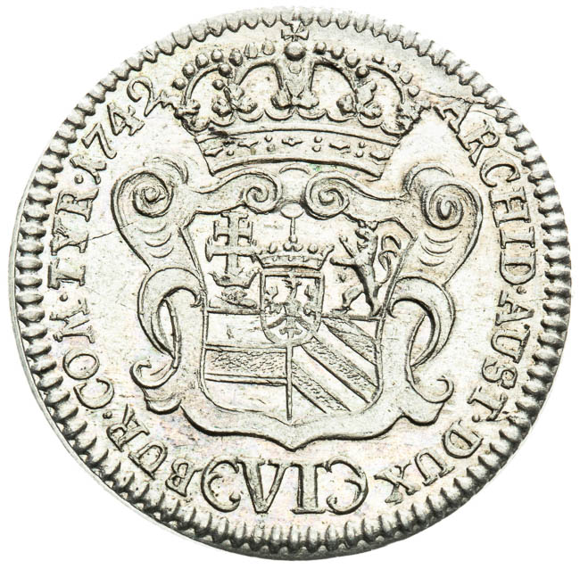 VI Kreutzer 1742 - back