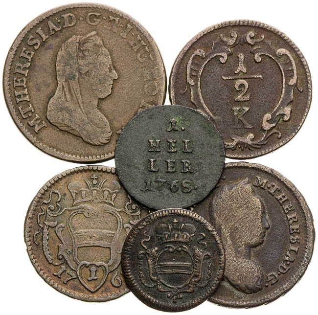 Coins (6 pcs) - front