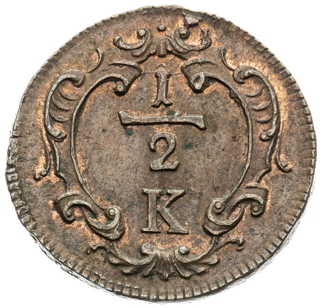 1/2 Kreutzer - back
