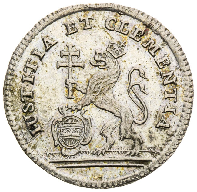 Silver Token 1743 - back
