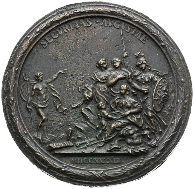 Medal 1743 - back