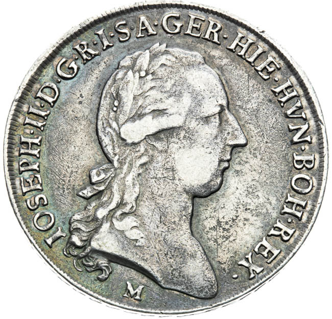Křížový tolar 1787 - averz