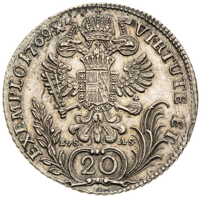 20 Kreutzer 1769 - back
