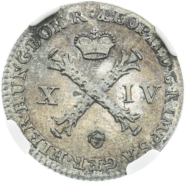 XIV Liard 1791 - revers