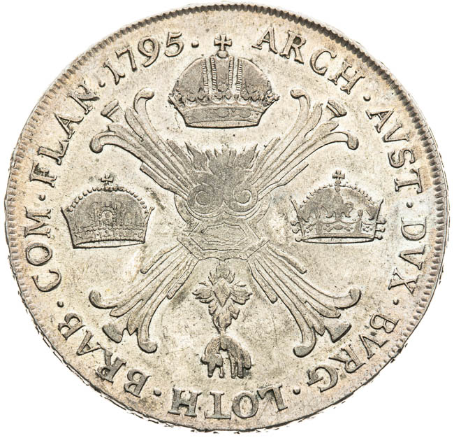 Kronentahaler 1795 - back