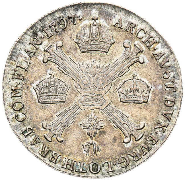 1/2 Thaler 1797 - back