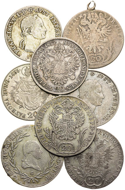 20 Kreutzer (8 pcs) - front