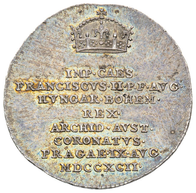Silver token 1792 - front