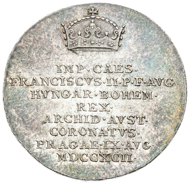 Silver token 1792 - front