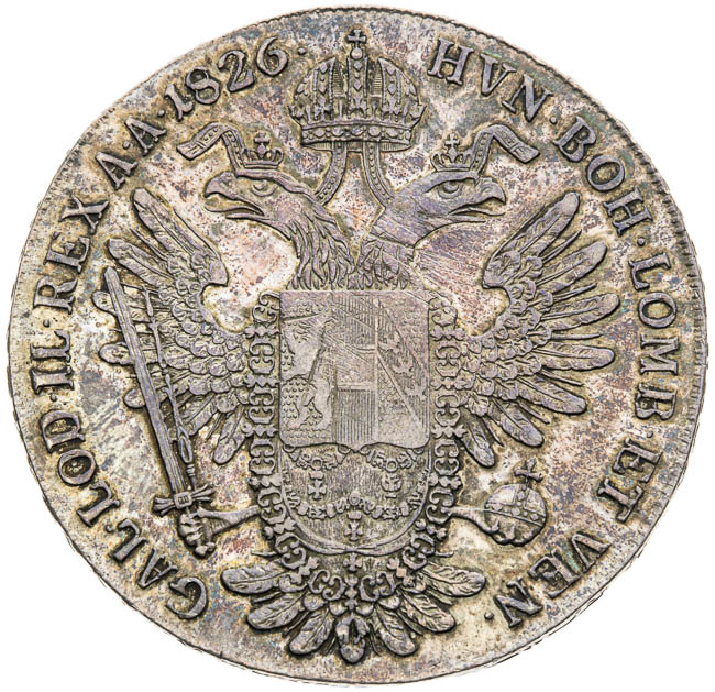 Tolar 1826 - revers