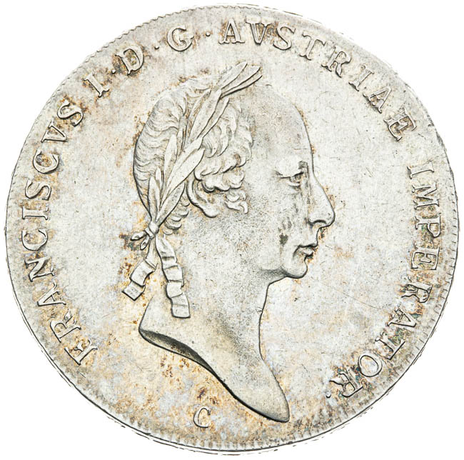 Tolar 1827 - avers