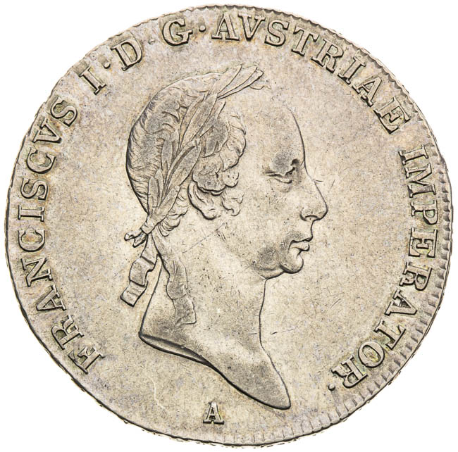 1/2 Tolar 1827 - avers