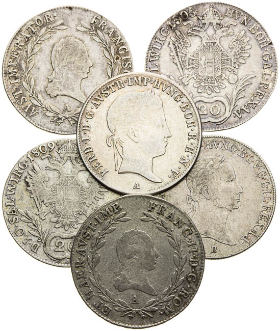 20 Kreutzer (6 pcs) - front