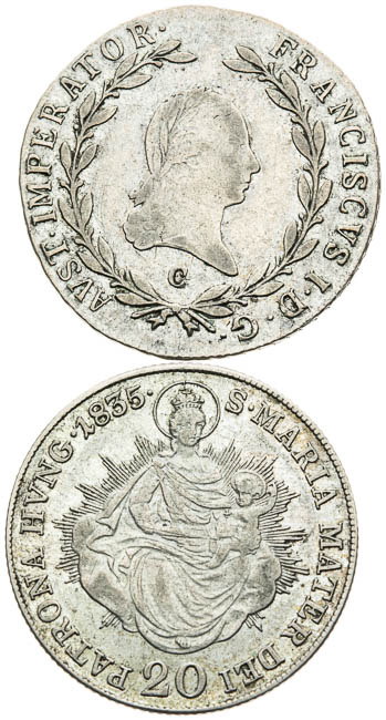 20 Kreutzer (2 pcs) - front