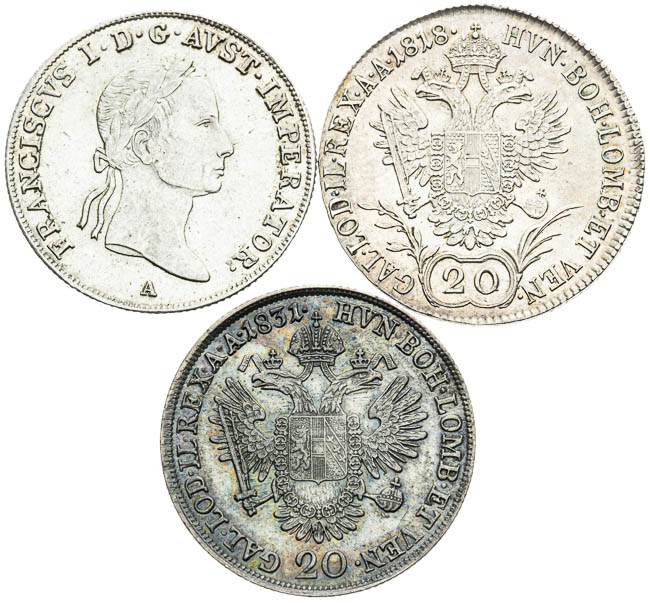20 Kreutzer (3 pcs) - front