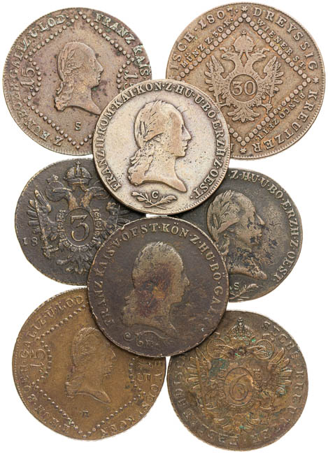Coins (8 pcs) - front