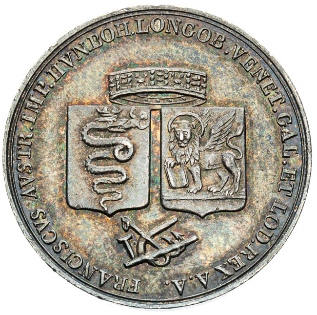 Silver token 1815 - front