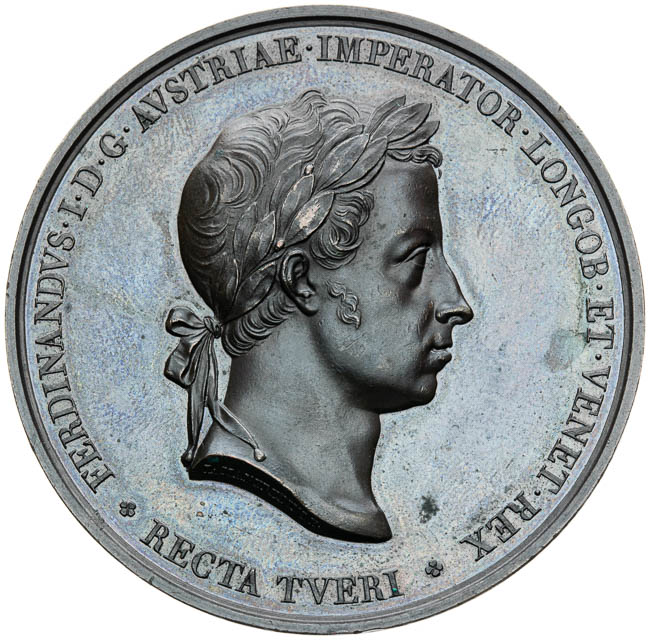 Medaila 1838 - averz