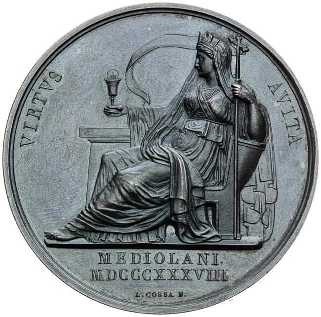 Medaila 1838 - reverz