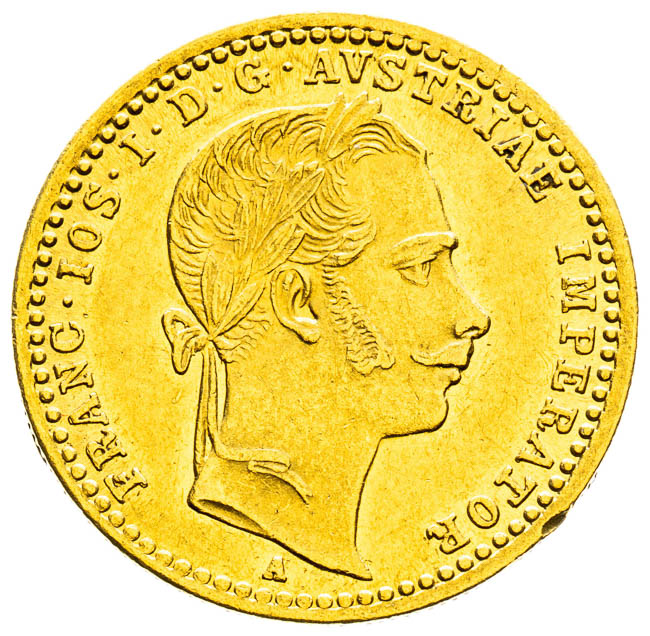 Dukát 1861 - avers