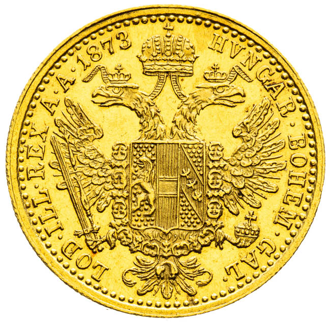Ducat 1873 - back