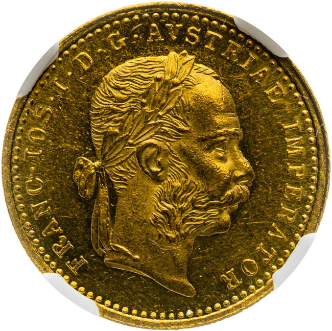 Ducat 1875 - front