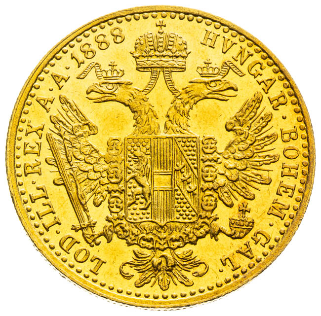 Ducat 1888 - back