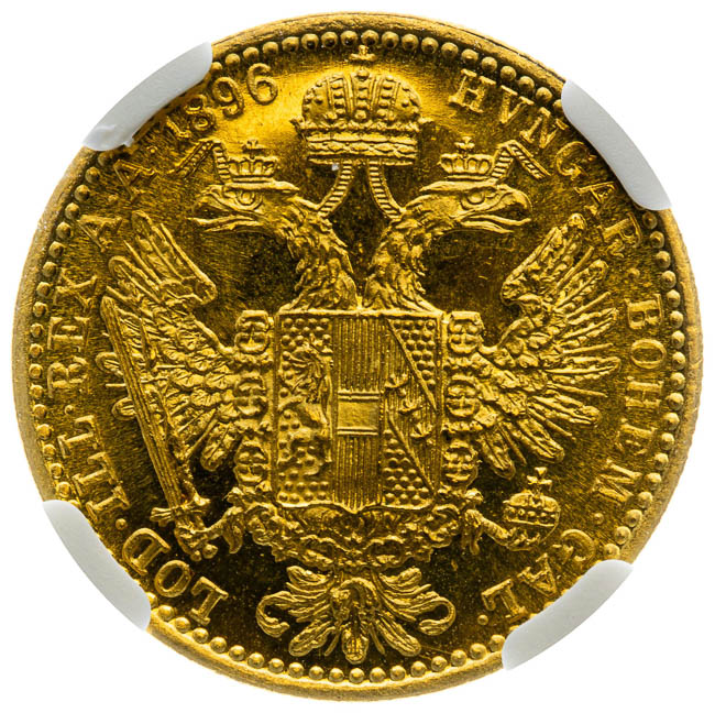 Ducat 1896 - back