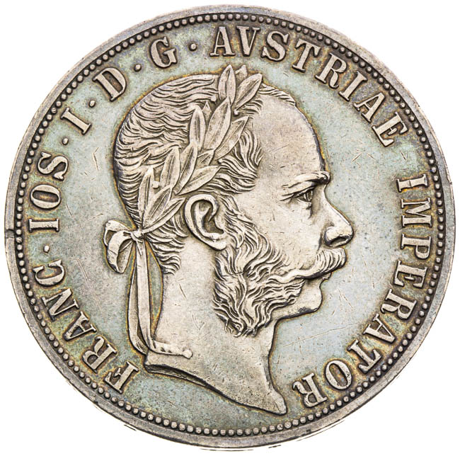 2 Zlatník 1877 - averz