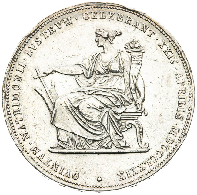 2 Gulden 1879 - back