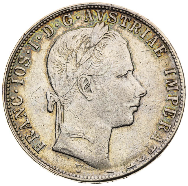 Gulden 1858 - front