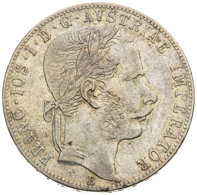 Gulden 1867 - front