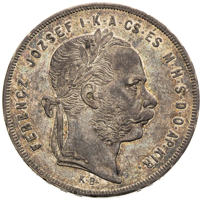 Gulden 1870 - front