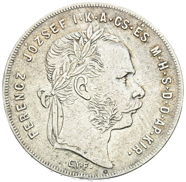Gulden 1870 - front